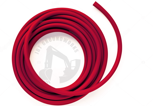 Red water hose